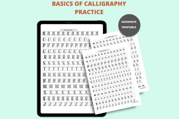 Download Handlettering Practice Sheet Template - Template Collection