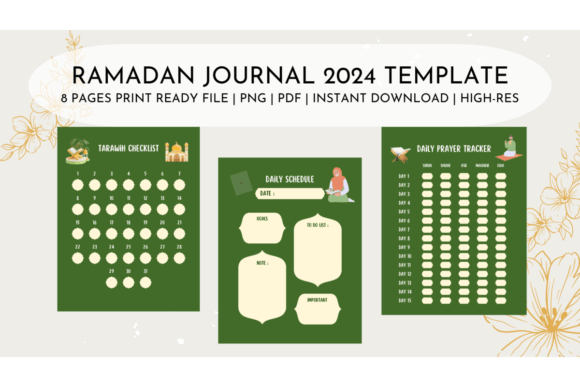 Download Ramadan Bullet Journal 2024 Template - Template Collection