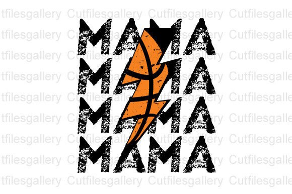 Download Basketball Mama Lightning Bolt PNG - Bolt Collection