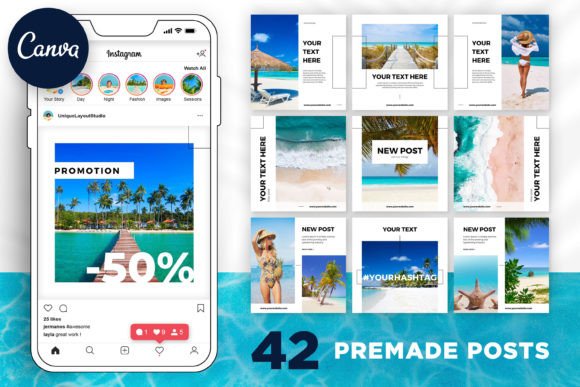 Download Travel | Canva Instagram Template - Template Collection