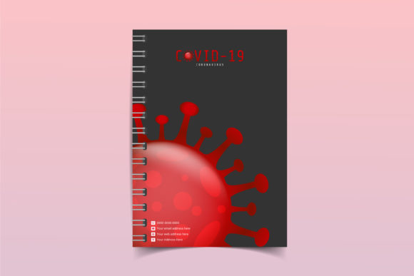 Download Covid-19 Notebook Cover Design Template. - Template Collection