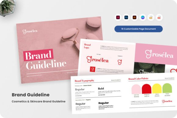 Download Beauty Branding Identity Guideline - Beauty branding Collection