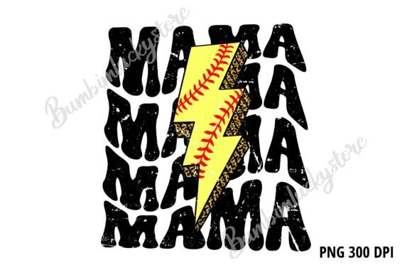 Download Softball Mama Lightning Bolt Png - Bolt Collection