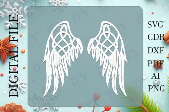 Download Angel Wings DIY Template #17 - Template Collection